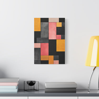 Modern Wall Art Print - Geometric Canvas Decor