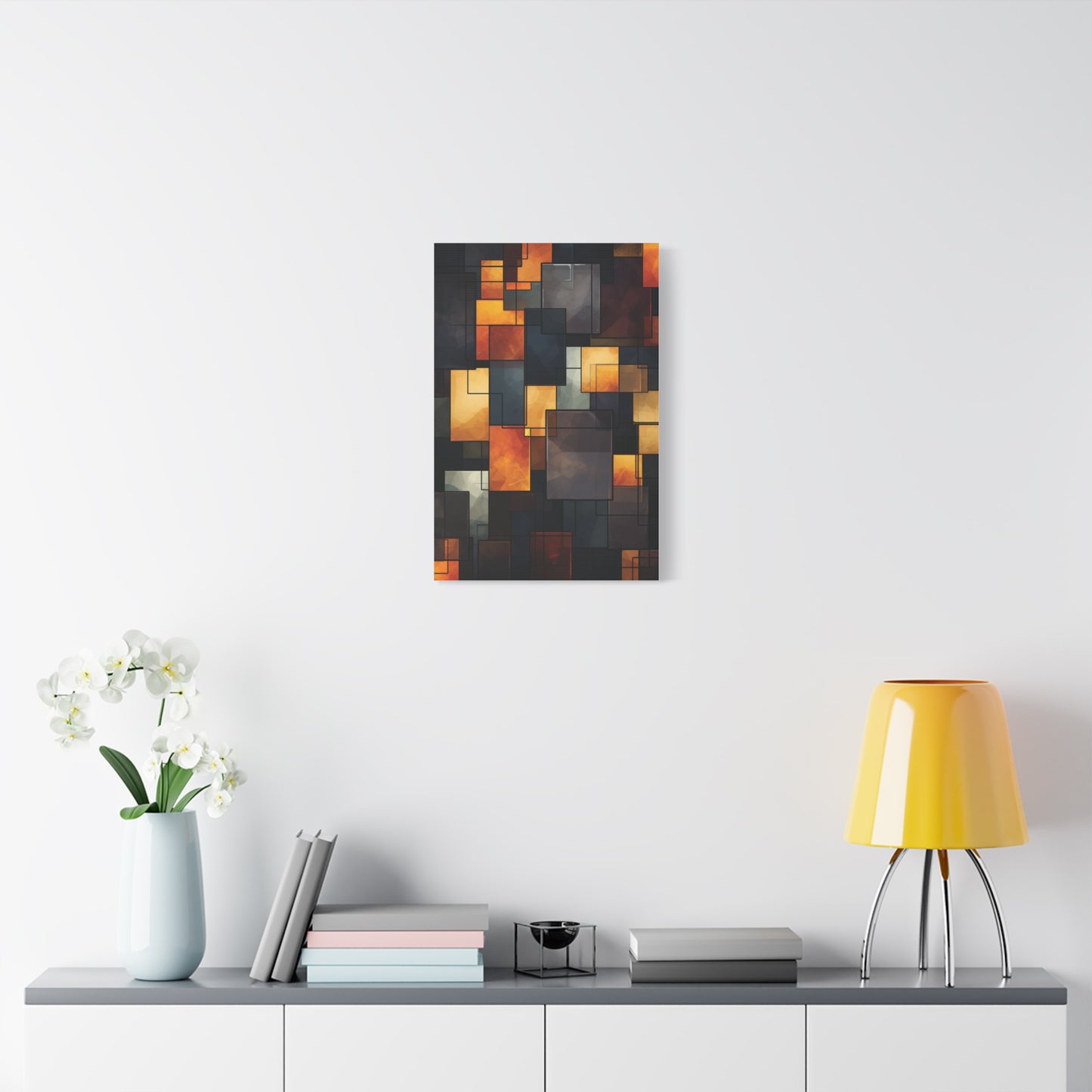 Abstract Matte Canvas Wall Art, Modern Decor for Home