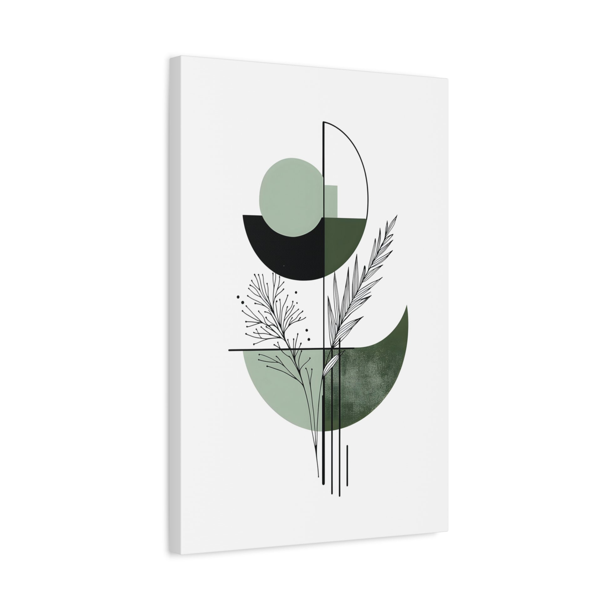 Abstract Botanical Art Canvas