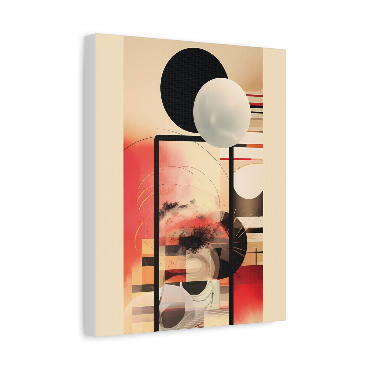 Abstract Geometric Wall Art Canvas, Modern Home Decor