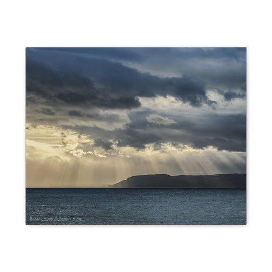 Raasay View Canvas Print – Scottish Highlands Wall Art by Photographer Fergus King