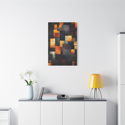 Abstract Matte Canvas Wall Art, Modern Decor for Home