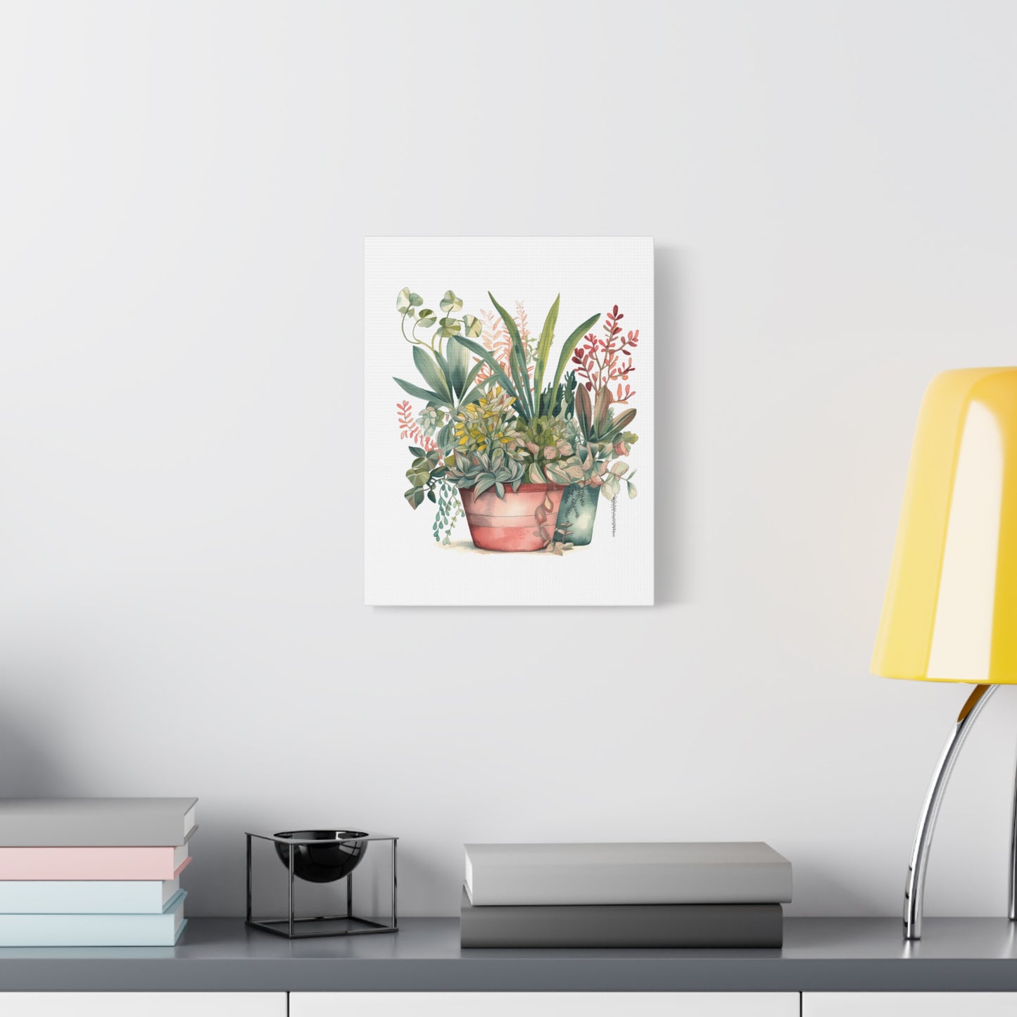 Botanical Canvas Print, Wall Decor, Indoor Plants Art