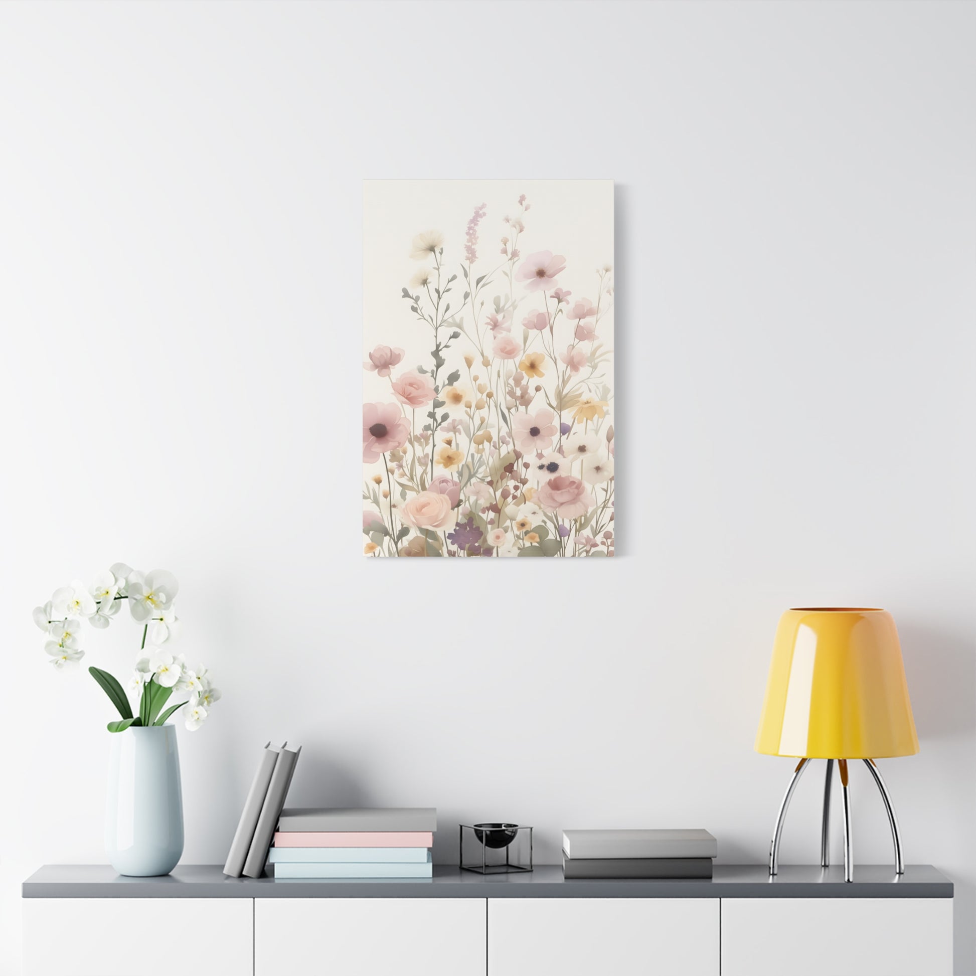 Floral Canvas Wall Art, Elegant Home Décor