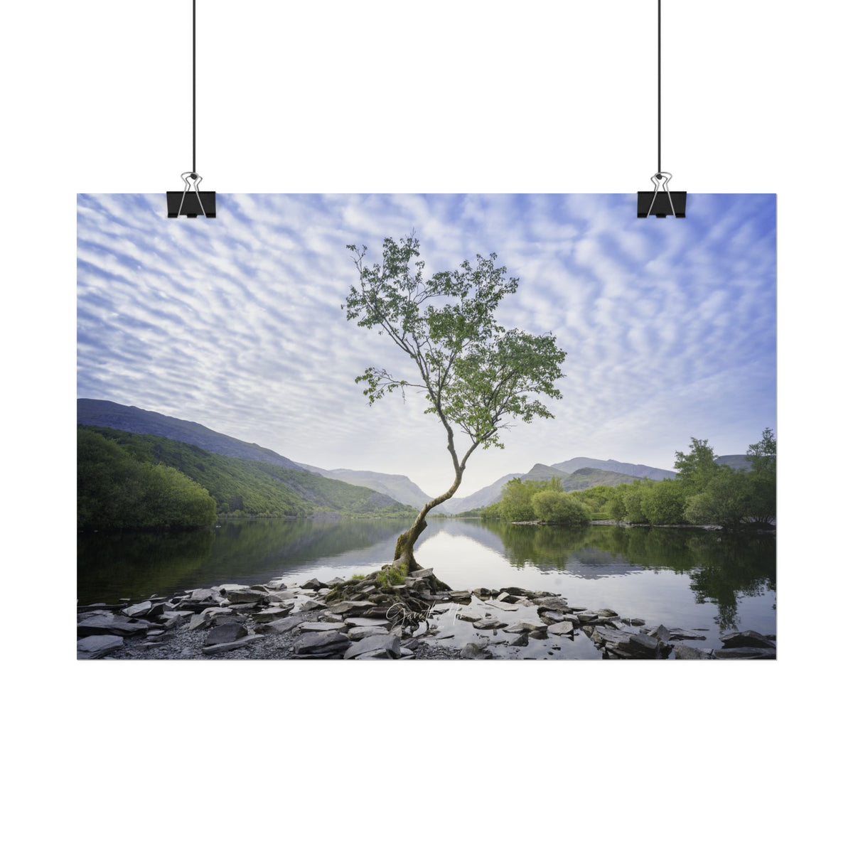 Llyn Padarn in July Fine Art Print | By Photographer Gareth Mon Jones