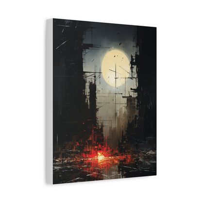 “The Last Light” — Dramatic Sci-Fi Wall Print