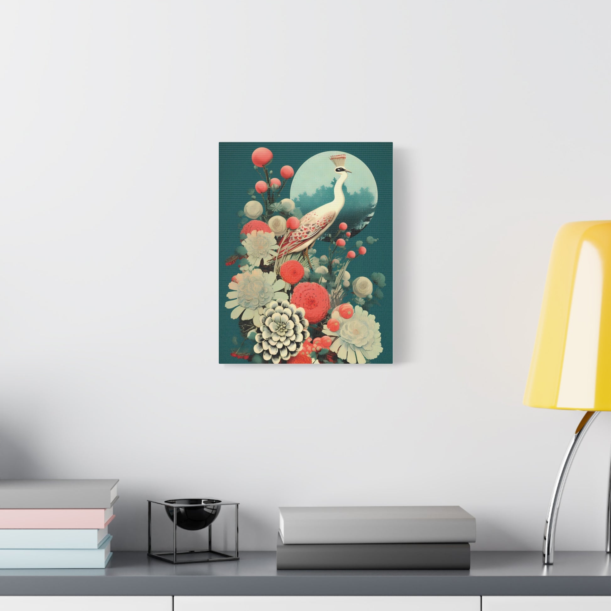 Elegant Peony Art Canvas Print, Wall Decor for Home
