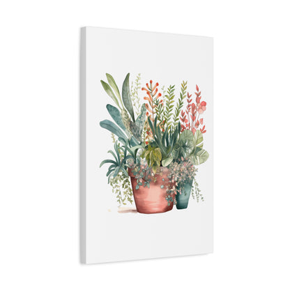 Floral Canvas Art Print, Home Decor, Botanical Wall Art