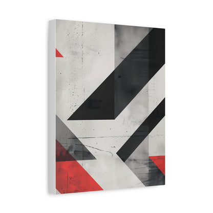 Industrial Arrows — Modern Black & Red Poster