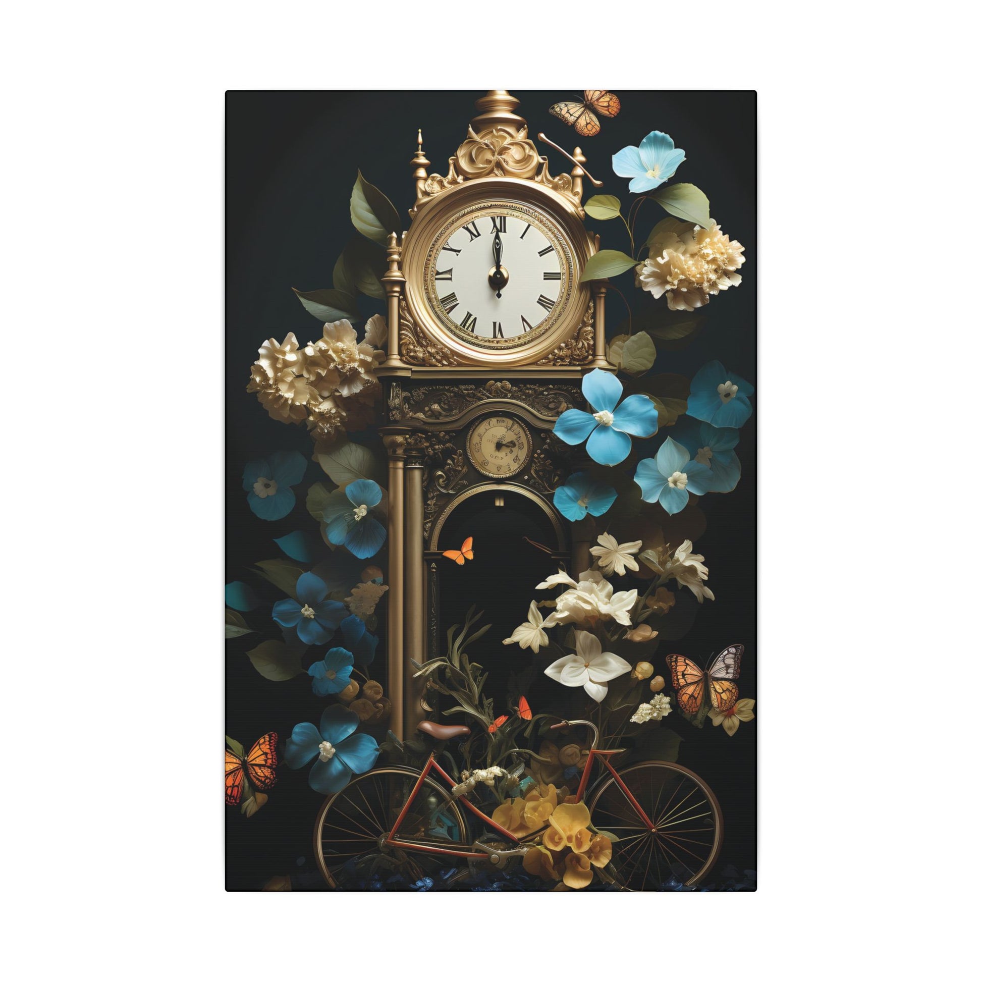 Vintage Floral Wall Art Print
