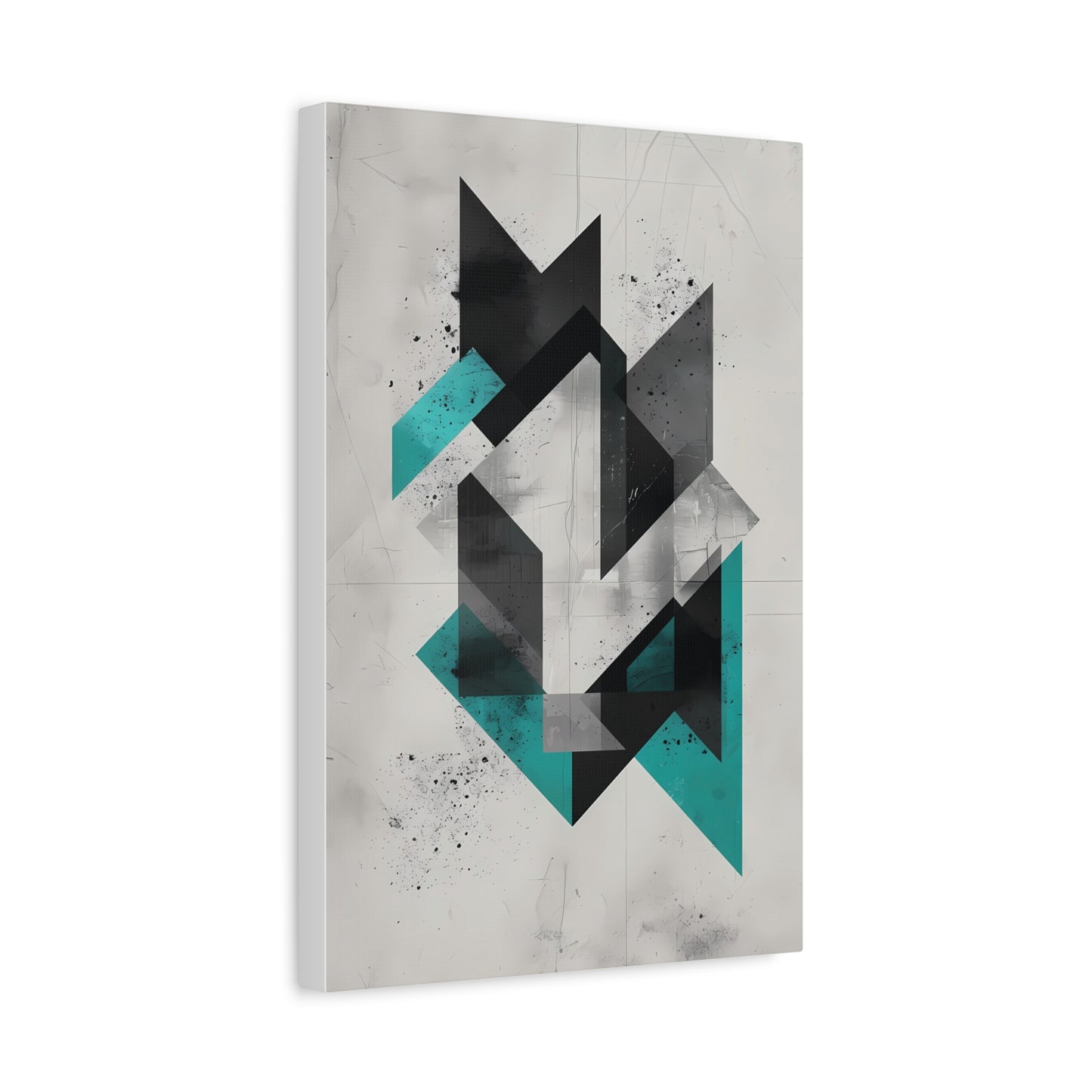 Structural Abstraction — Minimalist Geometry Poster