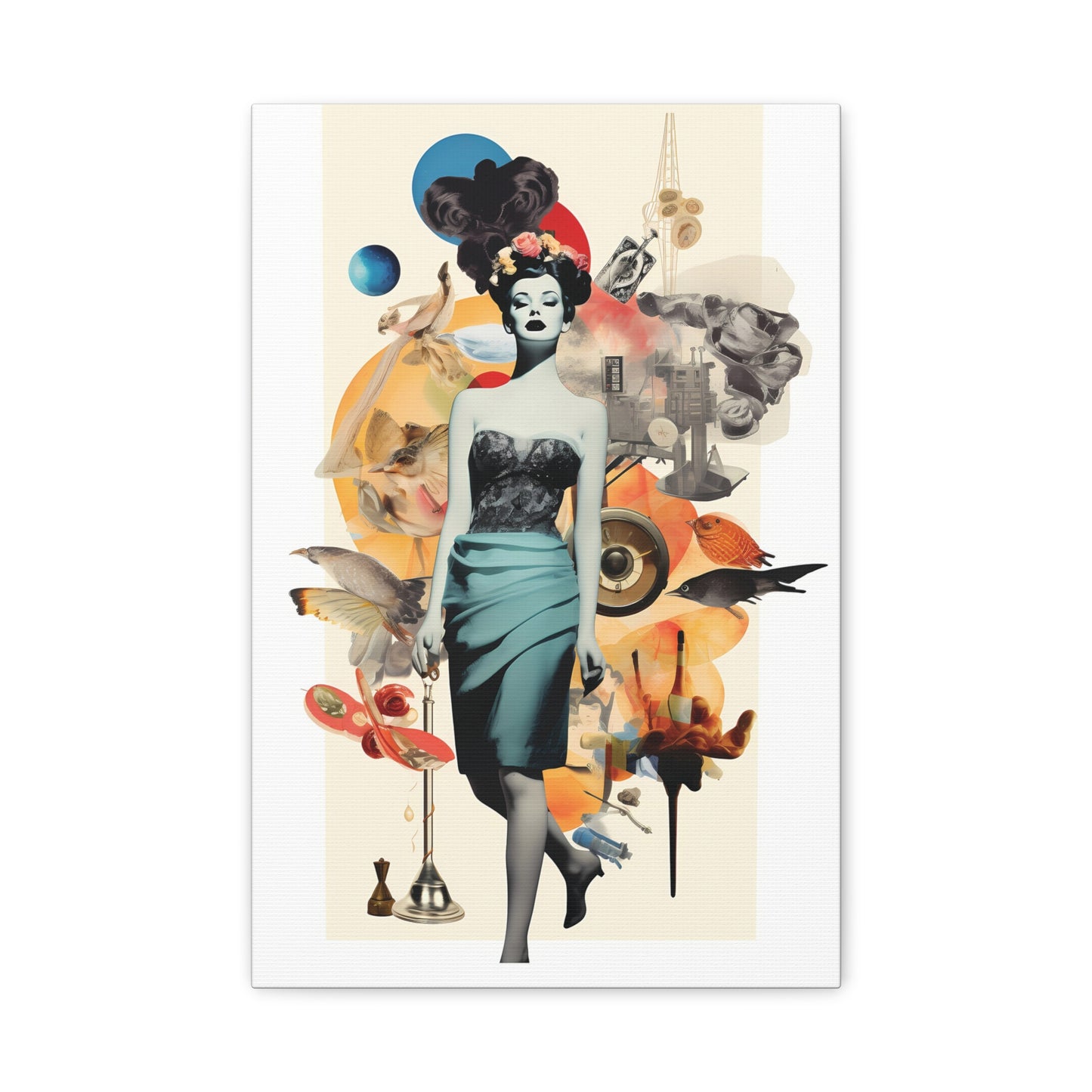 Artistic Wall Canvas Print, Graphic Art for Home Decor