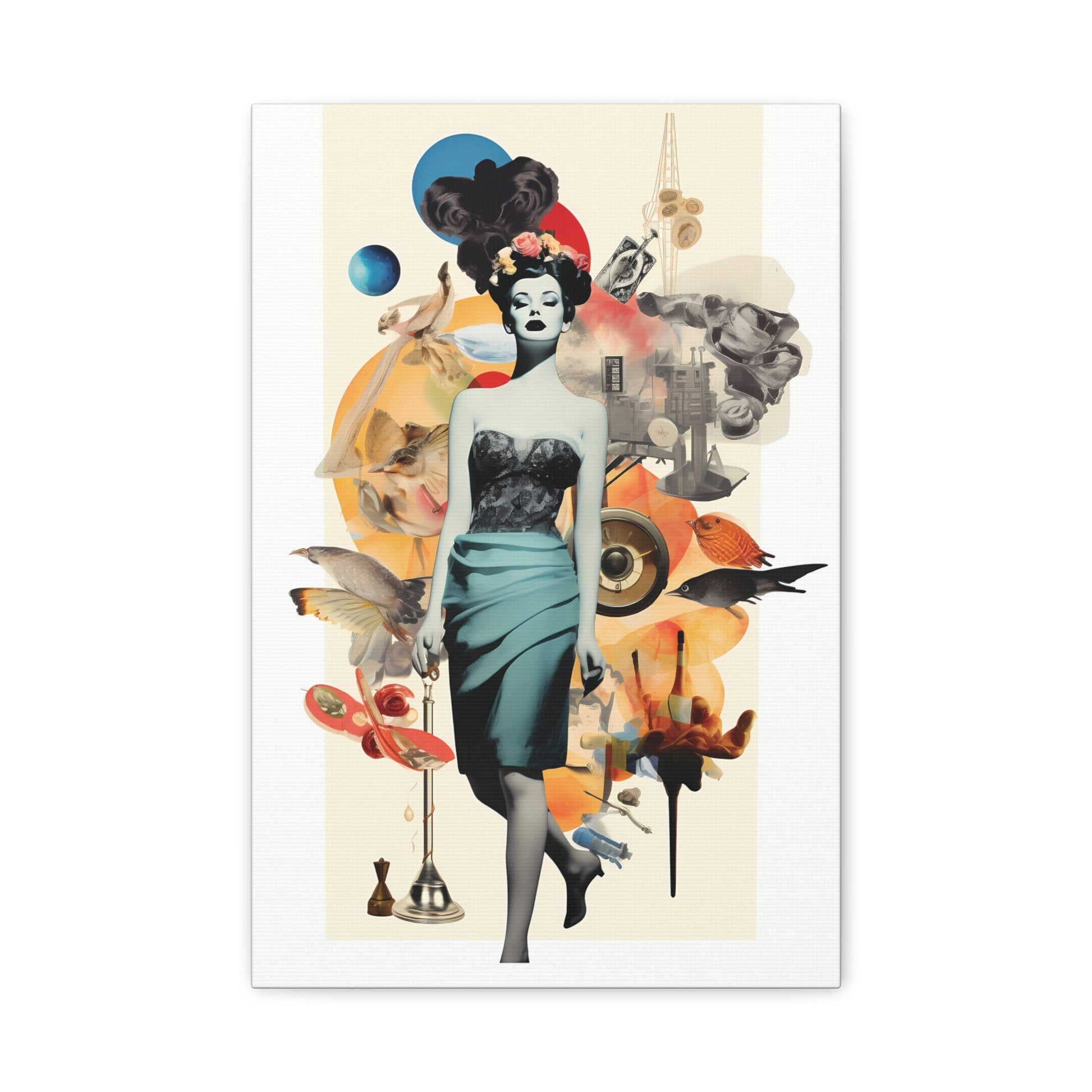 Artistic Wall Canvas Print, Graphic Art for Home Decor