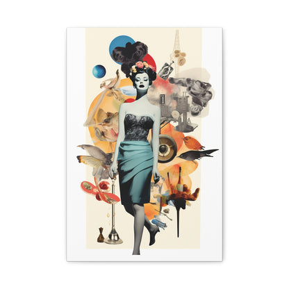 Artistic Wall Canvas Print, Graphic Art for Home Decor