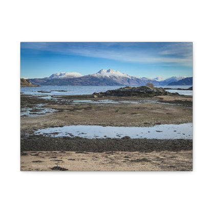 Ben Sgritheall Canvas Print – By Photographer Fergus King | Scottish Highlands Coastal Wall Art