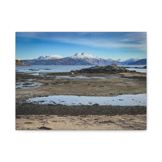Ben Sgritheall Canvas Print – By Photographer Fergus King | Scottish Highlands Coastal Wall Art