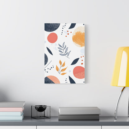 Abstract Botanical Canvas Print – Modern Floral Wall Art