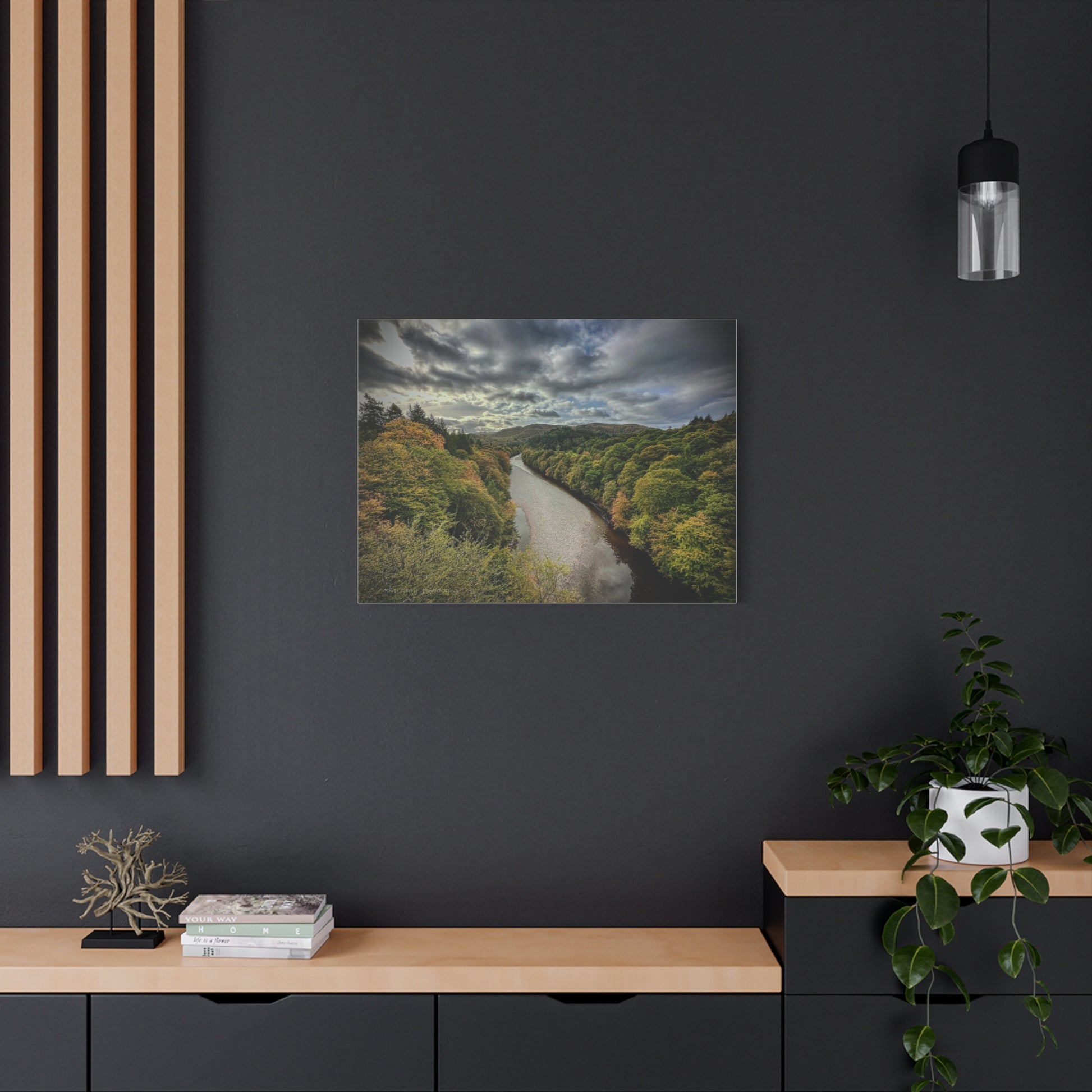 River Garry Canvas Print – By Photographer Fergus King