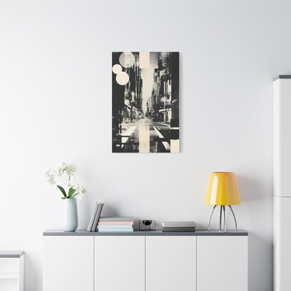 Urban Abstract Wall Art Canvas Print, Modern Home Decor