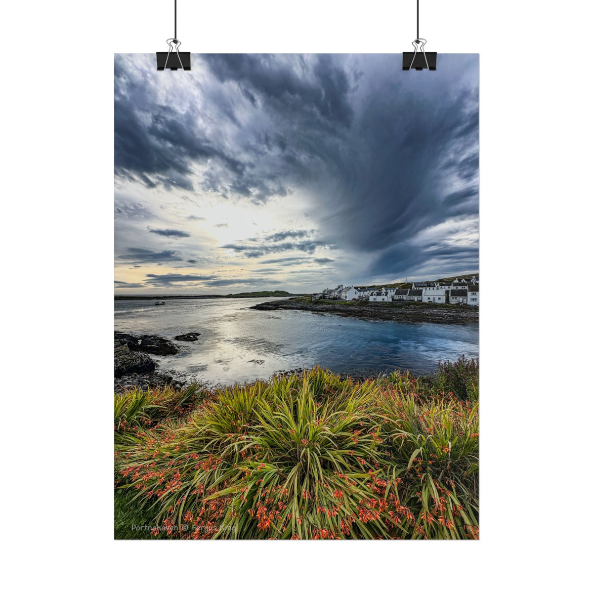 Portnahaven Fine Art Print by Photographer Fergus King