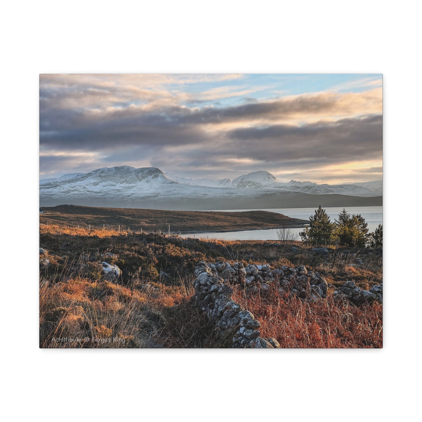 Achiltibuie Canvas Print – Scottish Highlands Wall Art by Photographer Fergus King