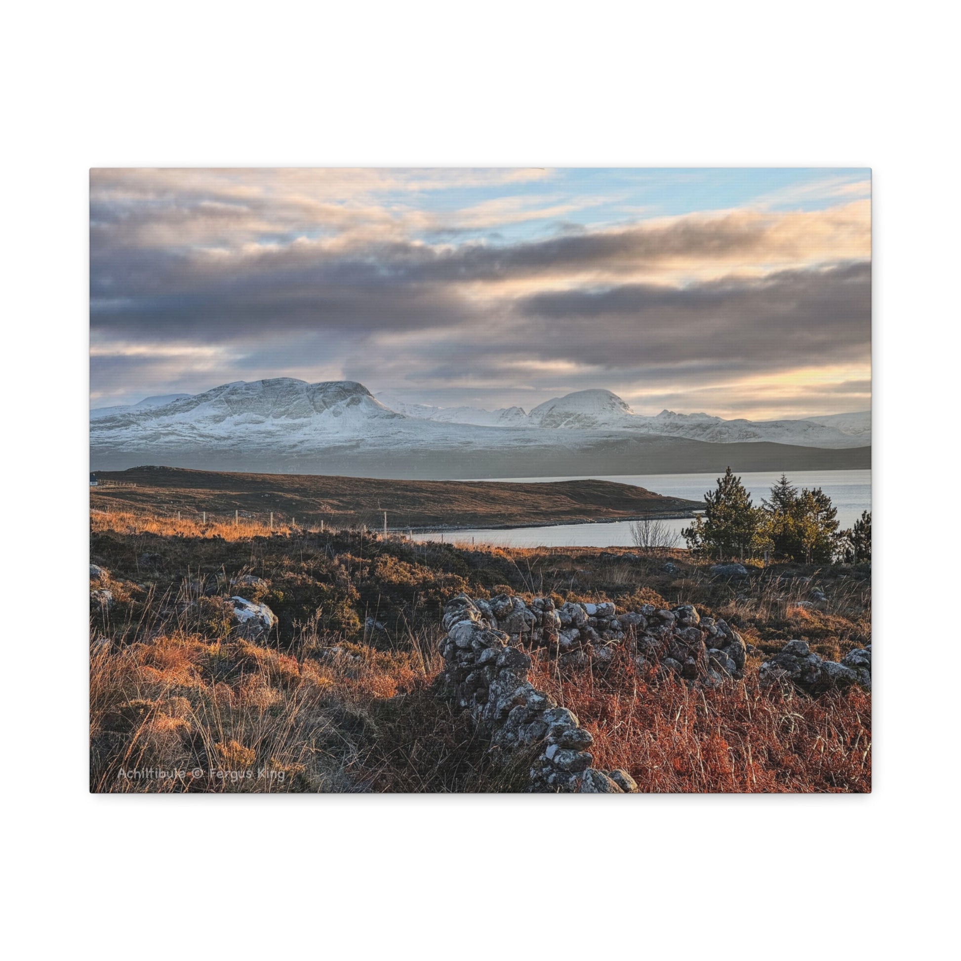 Achiltibuie Canvas Print – Scottish Highlands Wall Art by Photographer Fergus King