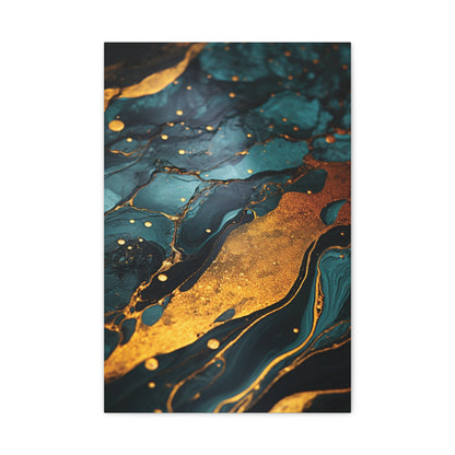 Elegant Abstract Wall Art Canvas Print, Modern Home Decor