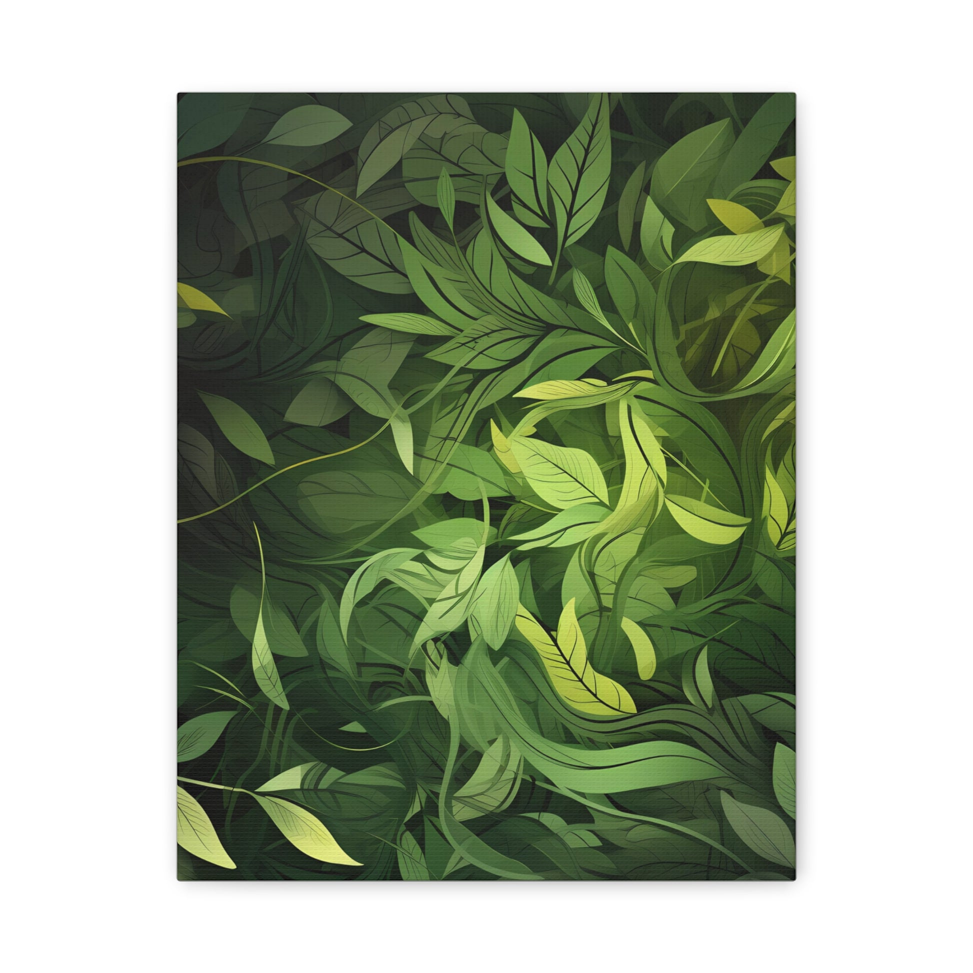 Verdant Dreams — Leafy Modern Nature Print