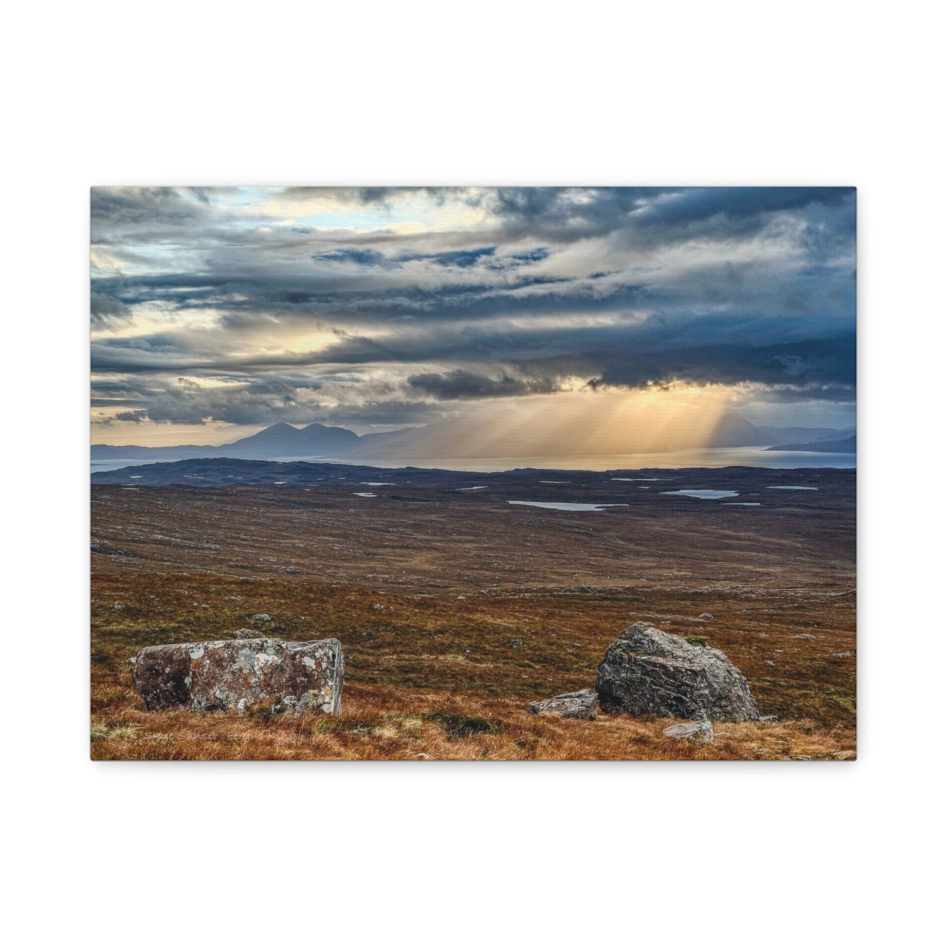 Skye Sunset Canvas Print – By Photographer Fergus King