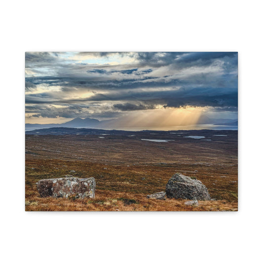 Skye Sunset Canvas Print – By Photographer Fergus King