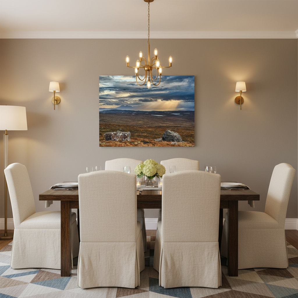 Skye Sunset Canvas Print – By Photographer Fergus King