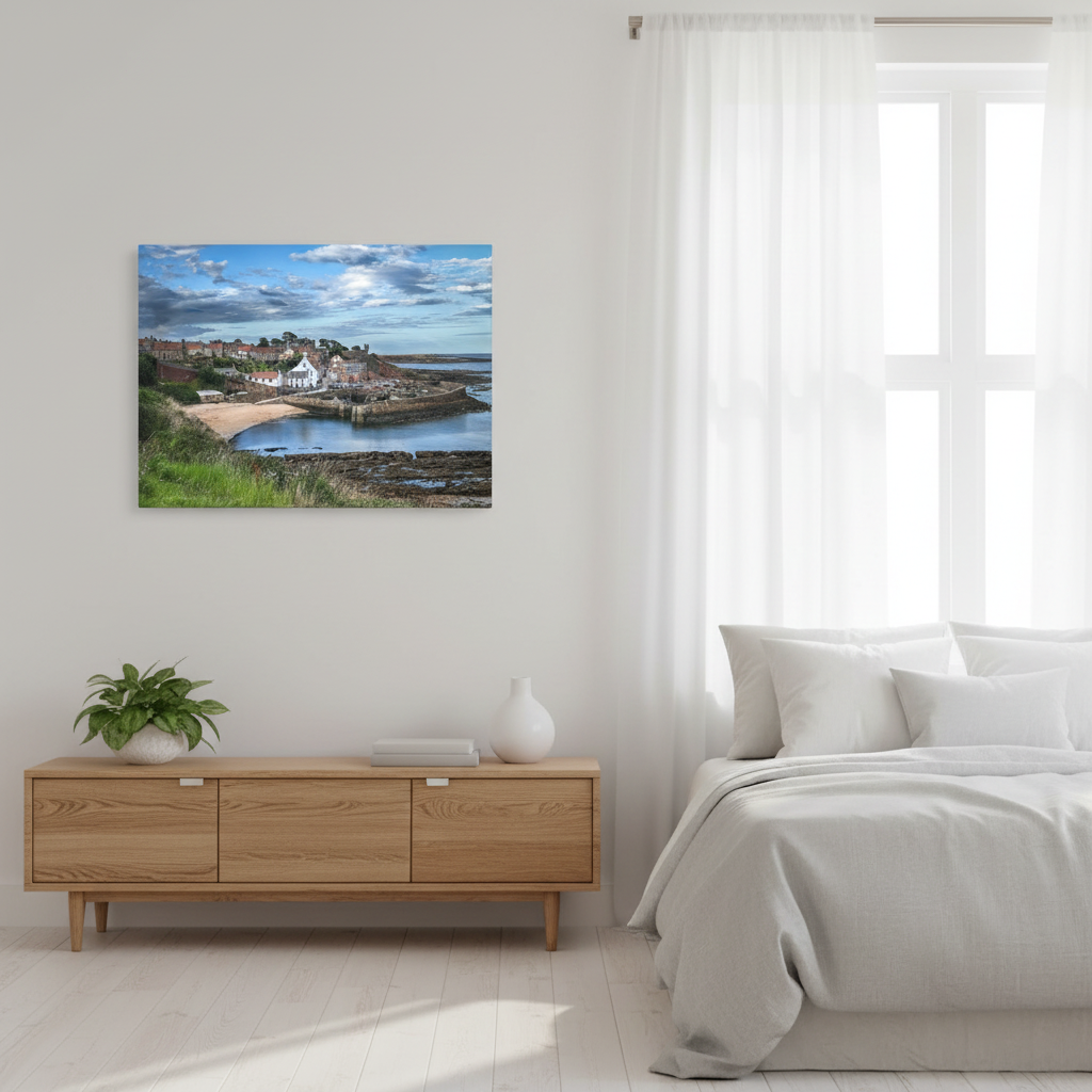 Crail Canvas Print – by Photographer Fergus King