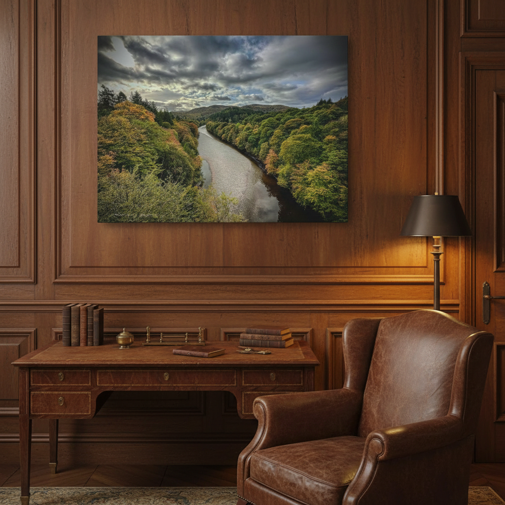 River Garry Canvas Print – By Photographer Fergus King
