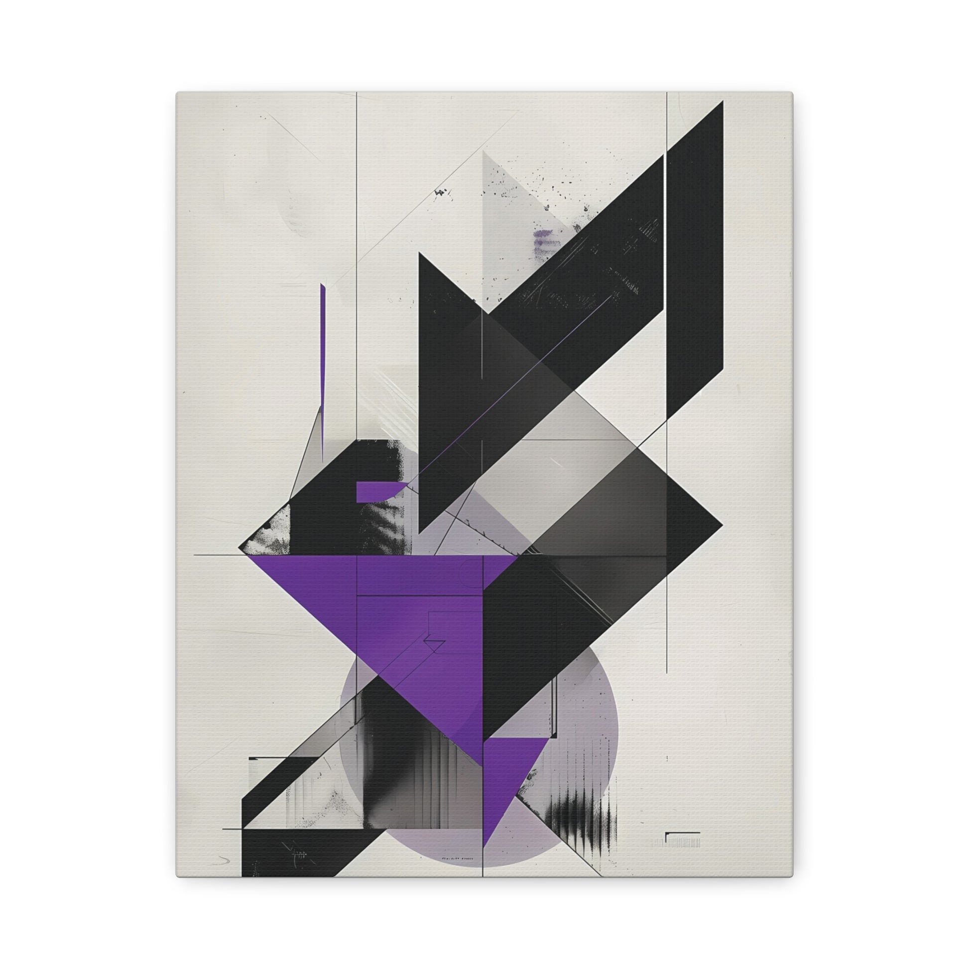 Precision Lines — Sleek Geometric Abstract Poster