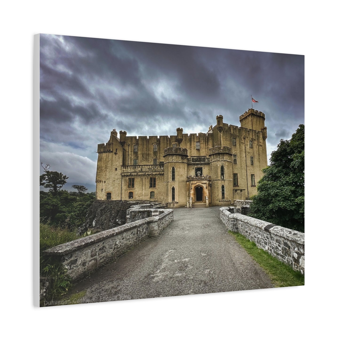 Dunvegan Castle, Isle of Skye – Canvas Print by Photographer Fergus King
