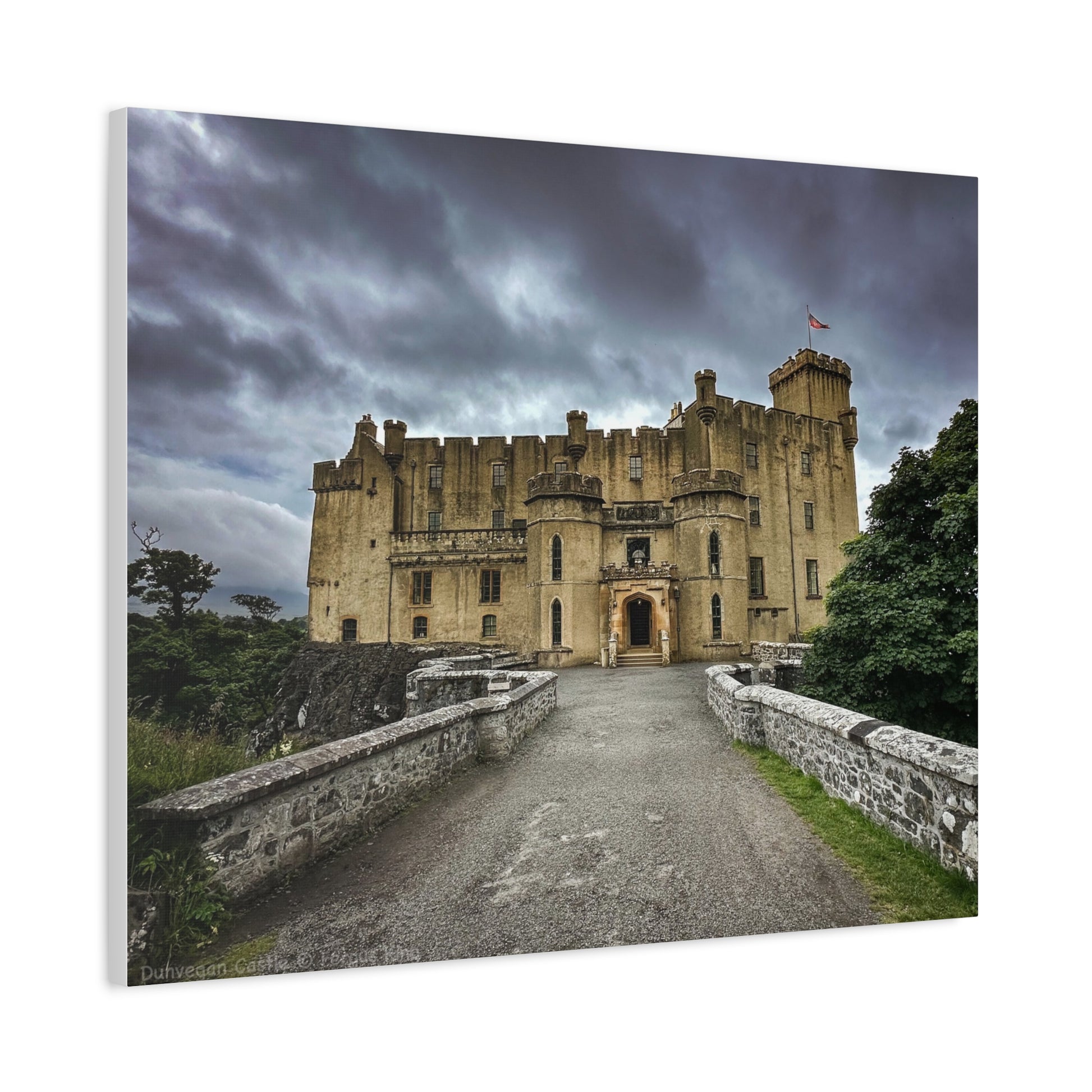 Dunvegan Castle, Isle of Skye – Canvas Print by Photographer Fergus King