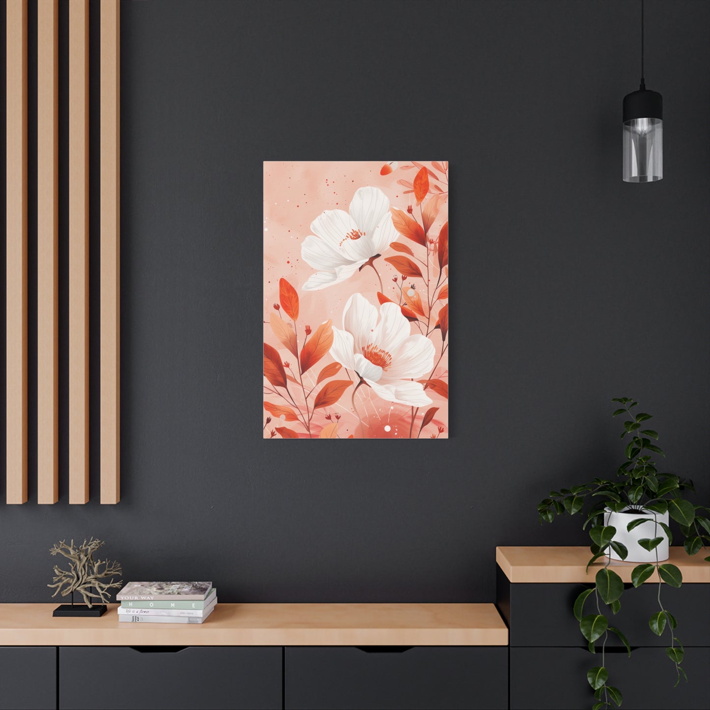 Contemporary Botanical Wall Art Print, Abstract Art