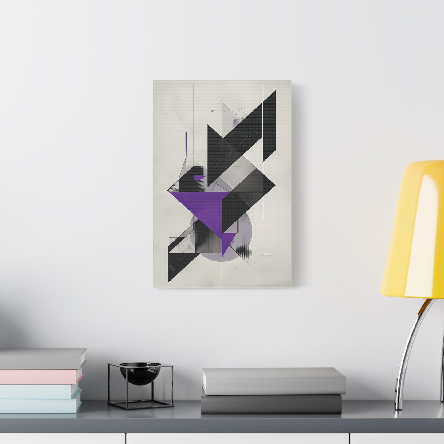 Precision Lines — Sleek Geometric Abstract Poster