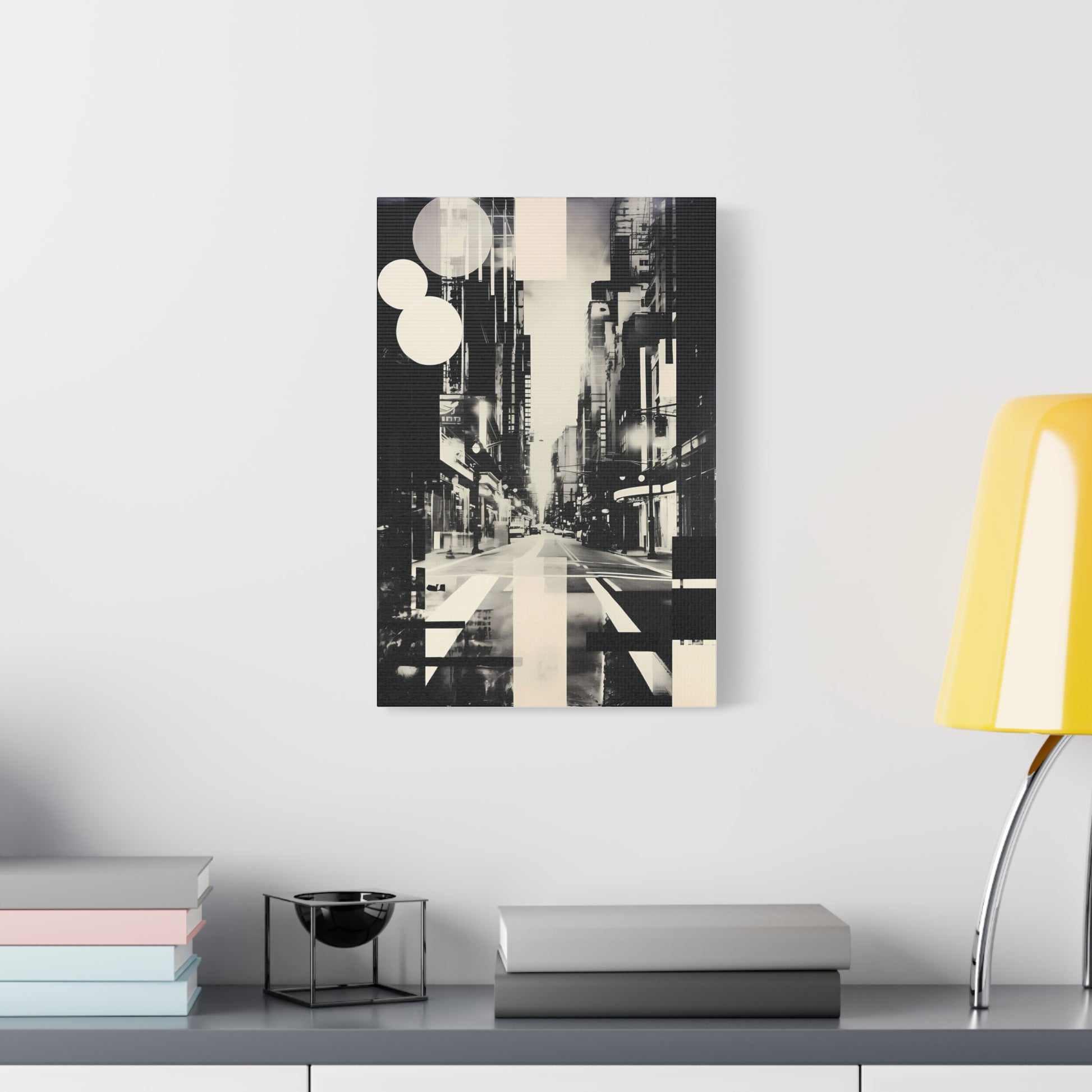 Urban Abstract Wall Art Canvas Print, Modern Home Decor