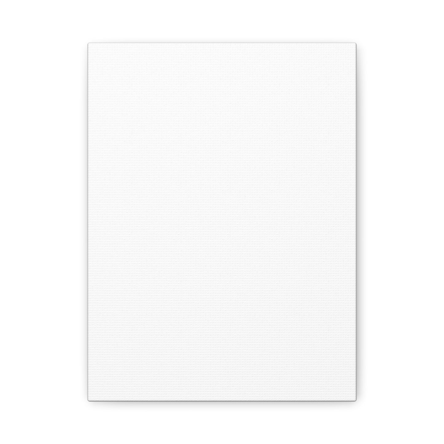 Personalised Matte Stretched Canvas, Blank Wall Art Decor (Vertical)