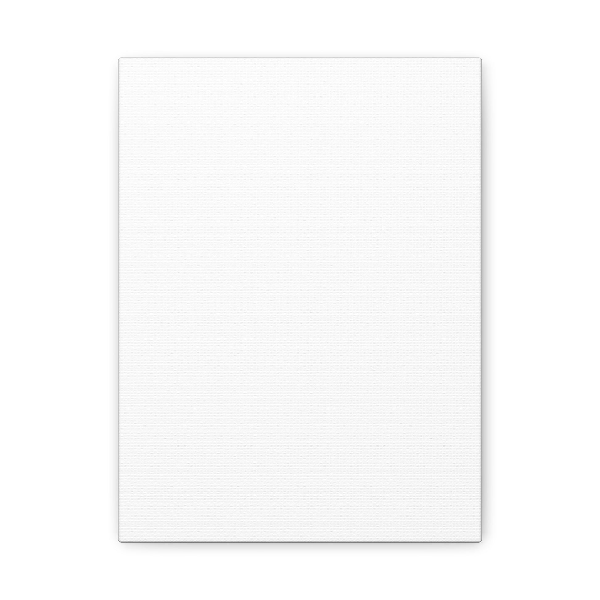 Personalised Matte Stretched Canvas, Blank Wall Art Decor (Vertical)