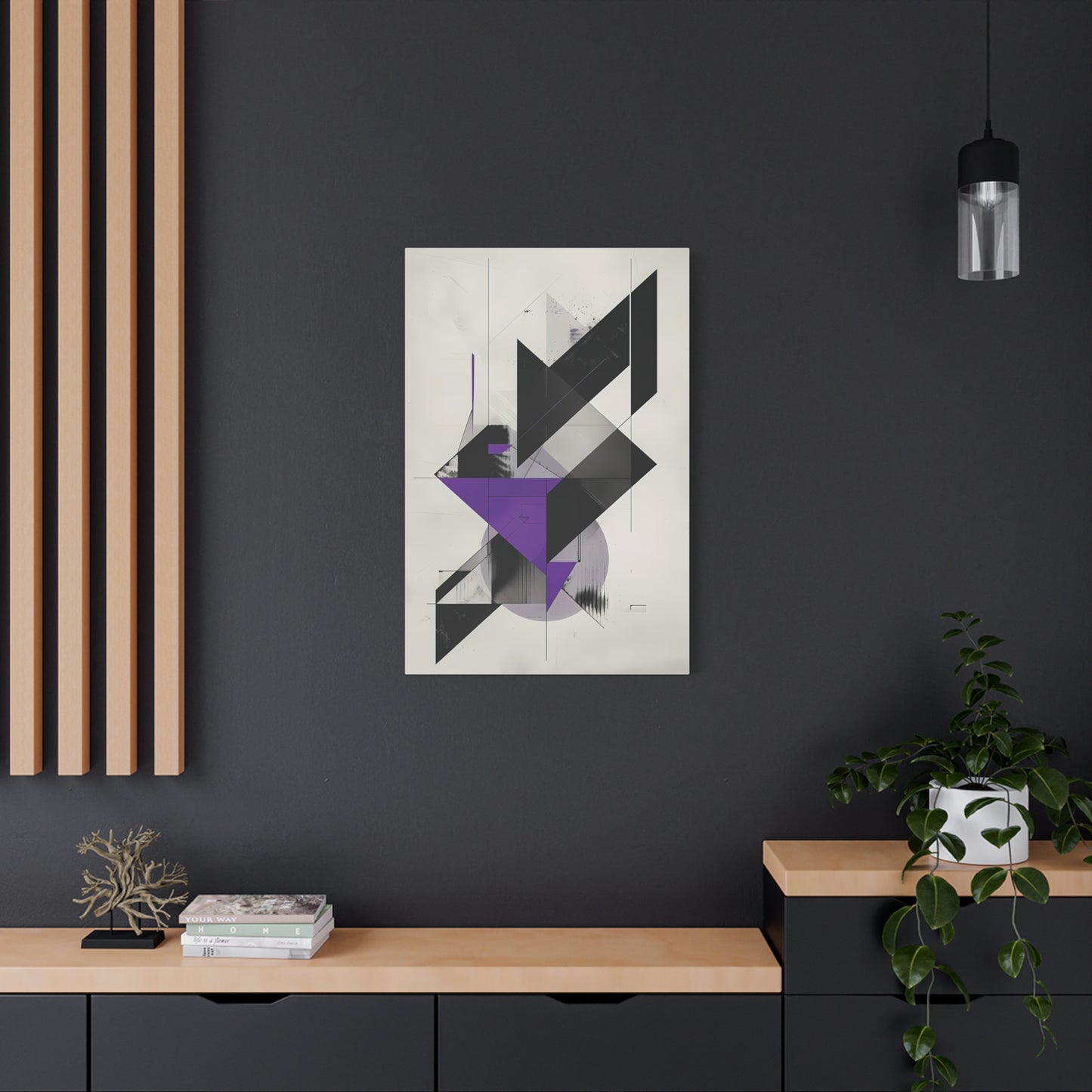 Precision Lines — Sleek Geometric Abstract Poster