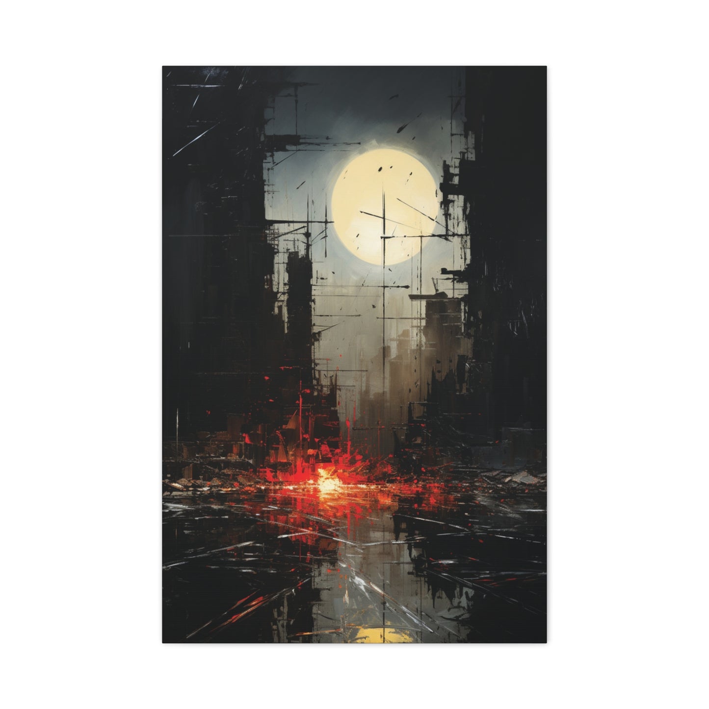 “The Last Light” — Dramatic Sci-Fi Wall Print
