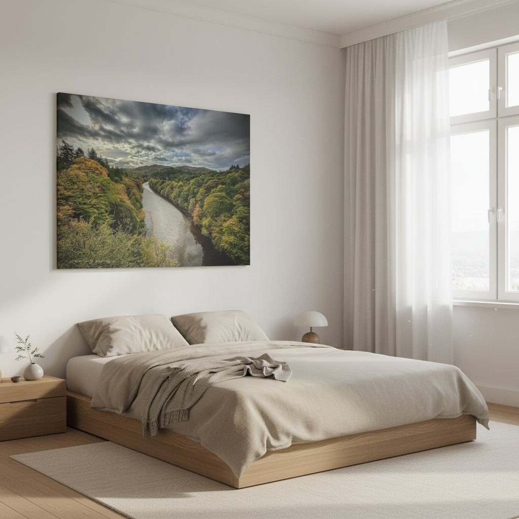 River Garry Canvas Print – By Photographer Fergus King
