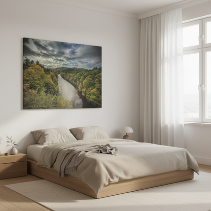 River Garry Canvas Print – By Photographer Fergus King