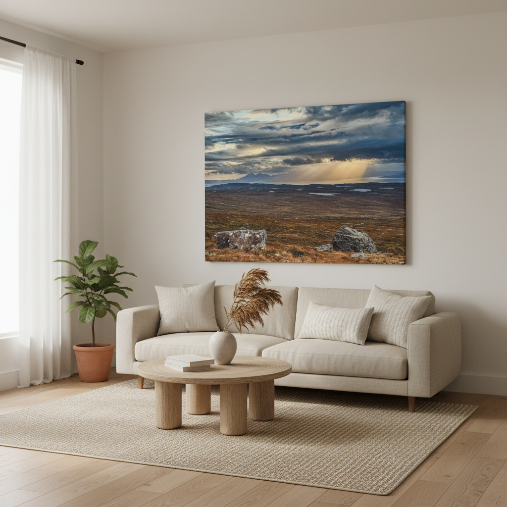 Skye Sunset Canvas Print – By Photographer Fergus King