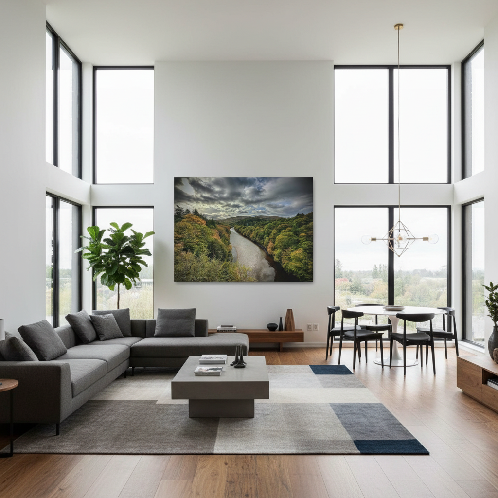 River Garry Canvas Print – By Photographer Fergus King