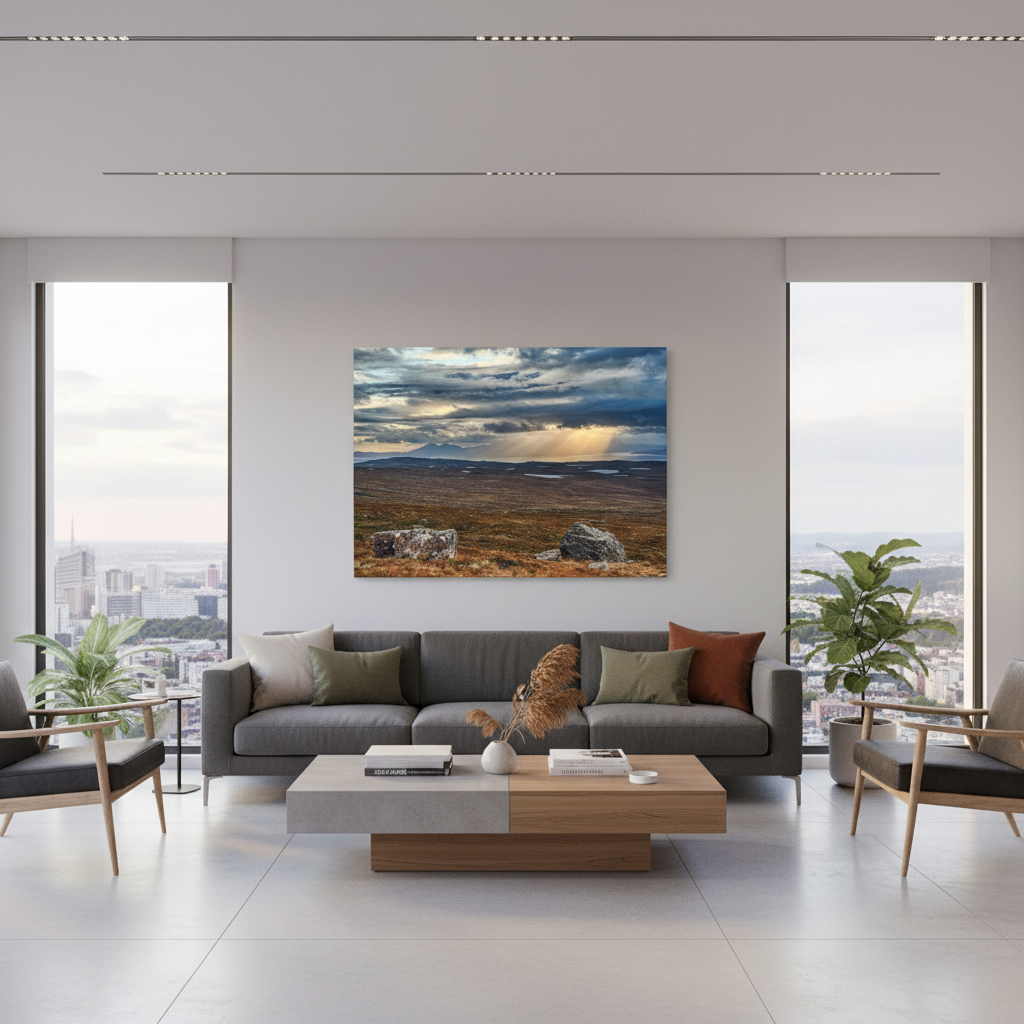 Skye Sunset Canvas Print – By Photographer Fergus King