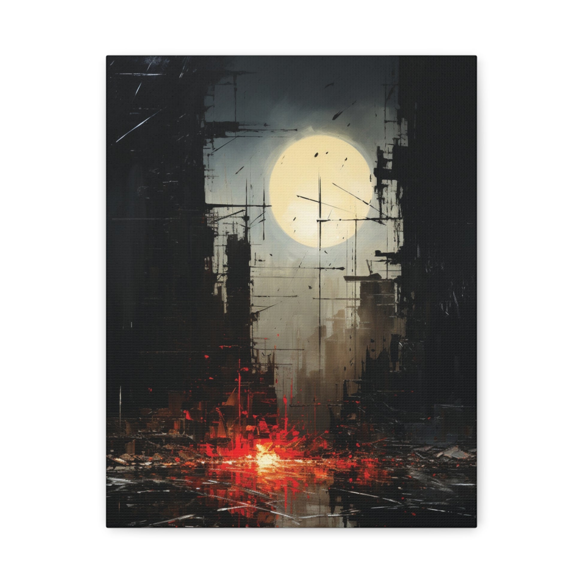 “The Last Light” — Dramatic Sci-Fi Wall Print