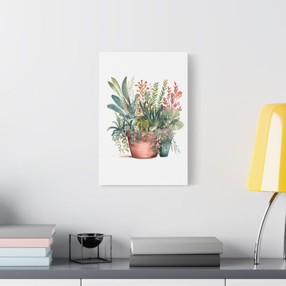 Floral Canvas Art Print, Home Decor, Botanical Wall Art
